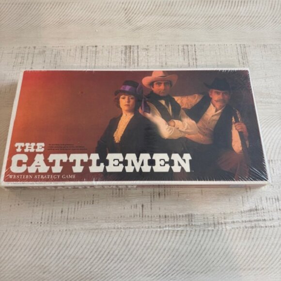 Rare, vintage 1977 Selchow & Righter The Cattlemen (sealed new, old stock!) - Picture 1 of 7